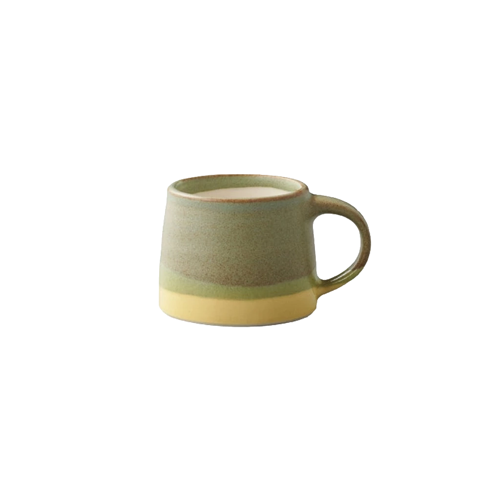 Kinto SCS-S03 Mug Moss Green x Yellow, 110 ml