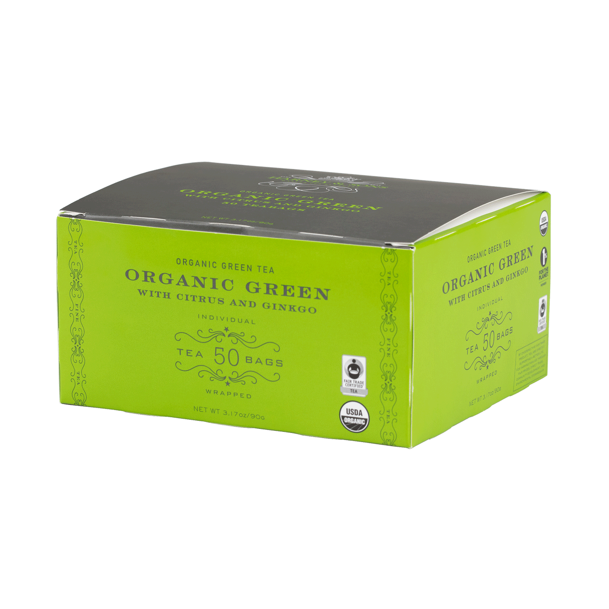 Organic Green with Citrus & Ginkgo - Harney & Sons Teas, European Distribution Center