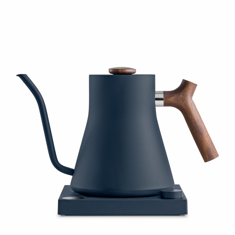 Fellow Stagg - Electric Hot Water Kettle EKG Stone - Blue with Walnut 0,9l